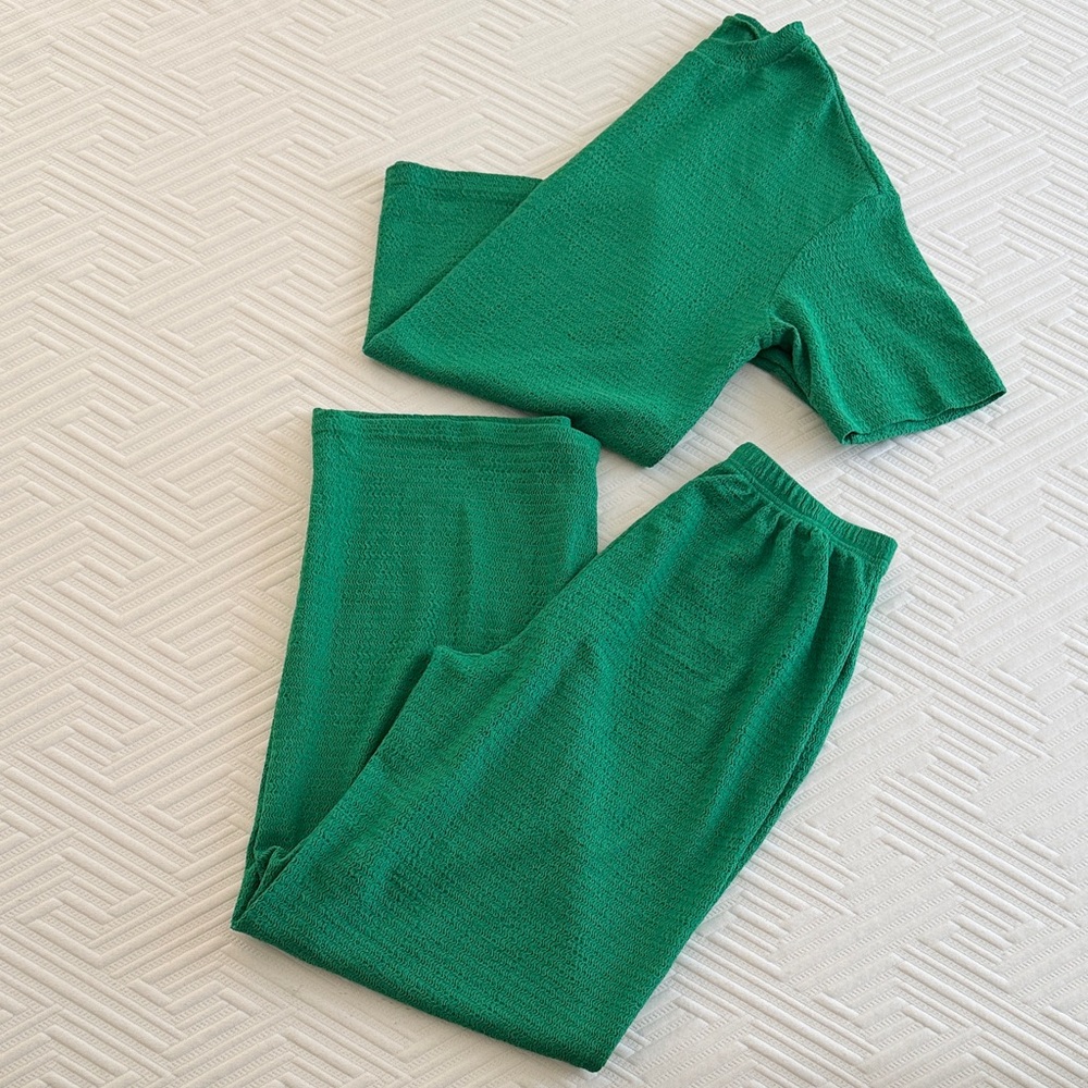 Vibrant Green oversized Lounge Set